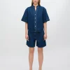 Minimum Shirts | Alicia denim blend shirt 4181 - Medium Blue MediumBlue