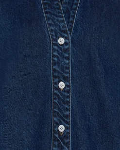 Minimum Shirts | Alicia denim blend shirt 4181 - Medium Blue MediumBlue