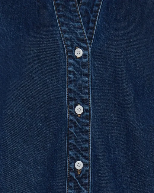 Minimum Shirts | Alicia denim blend shirt 4181 - Medium Blue MediumBlue