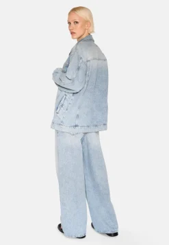 Minimum Jackets And Coats | Anna denim jacket 3731 - Light Blue LightBlue