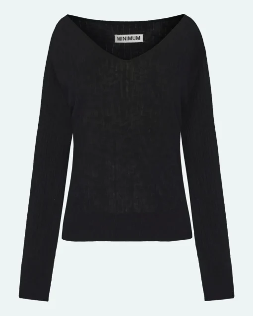 Minimum Knits | Codasa jumper 4152 - Black