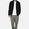 Minimum Shirts | Colt long sleeved reg linen shirt 4115 - Caviar