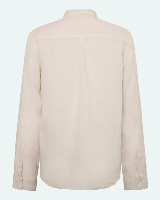 Minimum Shirts | Colt long sleeved reg linen shirt 4115 - Rainy Day RainyDay