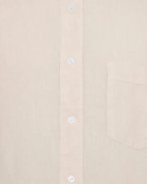 Minimum Shirts | Colt long sleeved reg linen shirt 4115 - Rainy Day RainyDay