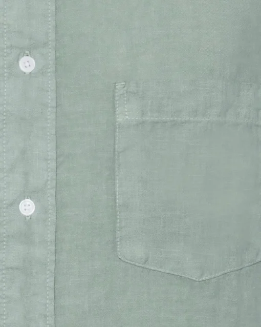 Minimum Shirts | Colt long sleeved reg linen shirt 4115 - Gray Mist GrayMist