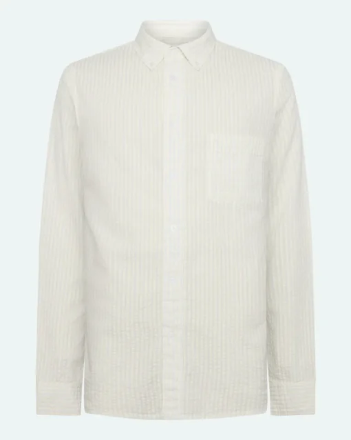 Minimum Shirts | Colt long sleeved reg shirt 4186 - Coco Milk CocoMilk