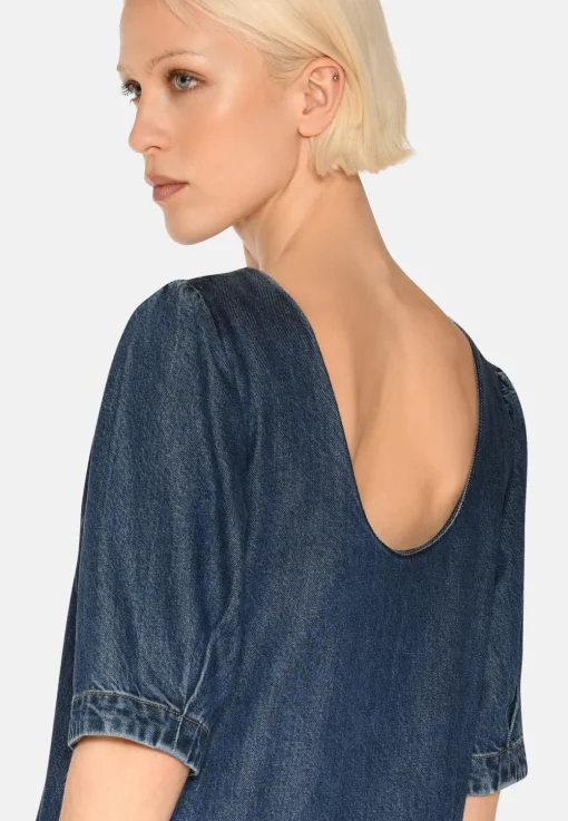 Minimum Dresses | Dalila denim dress 4181 - Medium Blue MediumBlue