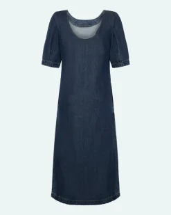 Minimum Dresses | Dalila denim dress 4181 - Medium Blue MediumBlue