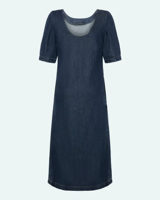 Minimum Dresses | Dalila denim dress 4181 - Medium Blue MediumBlue