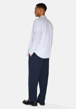 Minimum Shirts | Duke long sleeved shirt 4278 - Sky Captain SkyCaptain