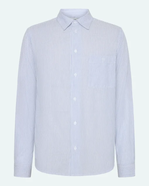 Minimum Shirts | Duke long sleeved shirt 4278 - Sky Captain SkyCaptain
