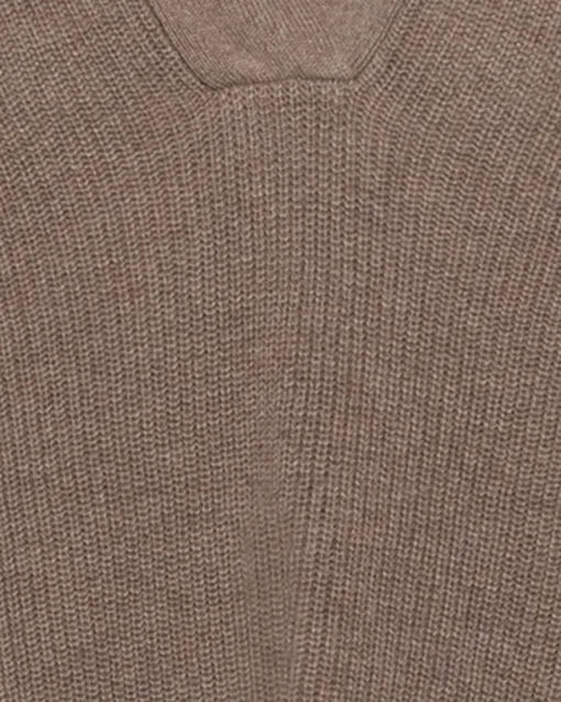 Minimum Knits | Ella polo jumper 4153 - Shitake