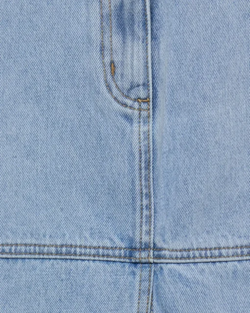 Minimum Skirts | Erin denim midi skirt 4282 - Light Blue LightBlue