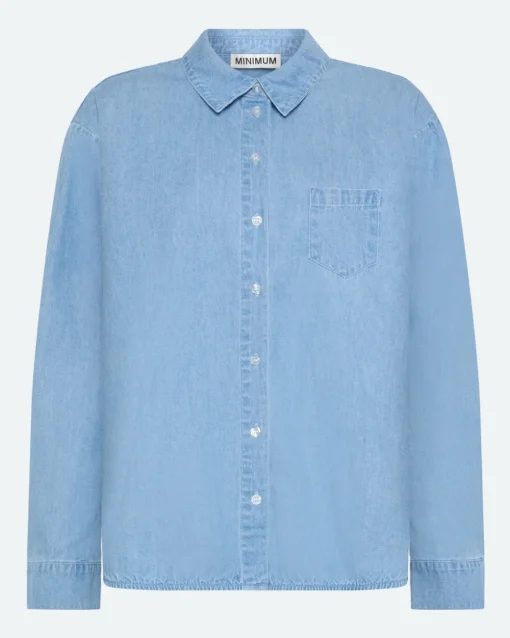 Minimum Shirts | Fern denim shirt 4147 - Light Blue LightBlue