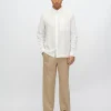 Minimum Shirts | Francis long sleeved shirt 4235 - Coco Milk CocoMilk