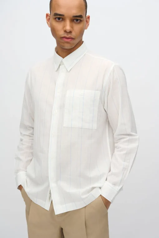 Minimum Shirts | Francis long sleeved shirt 4235 - Coco Milk CocoMilk