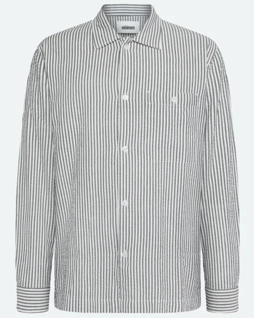 Minimum Shirts | Francis long sleeved shirt 4240 - Sky Captain SkyCaptain
