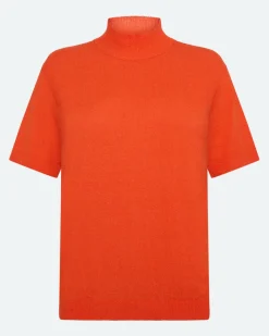 Minimum Knits | Gia turtleneck t-shirt 4150 - Fiesta