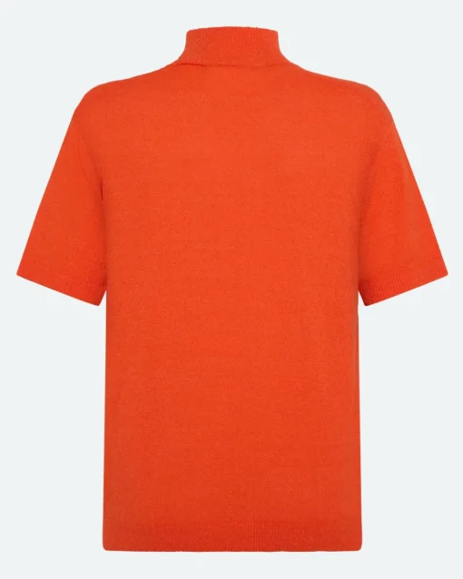 Minimum Knits | Gia turtleneck t-shirt 4150 - Fiesta