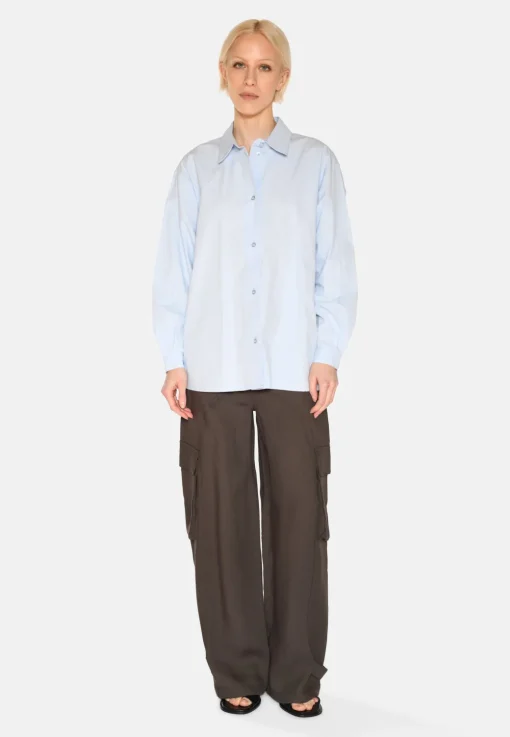 Minimum Shirts | Harper long sleeved shirt 4238 - Light Blue LightBlue