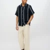 Minimum Shirts | Hayden relaxed short sleeved shirt 4219 - Sky Captain SkyCaptain