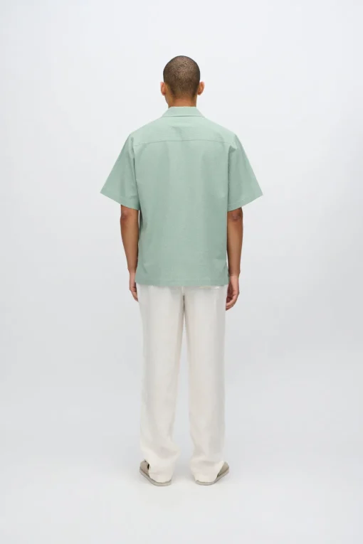 Minimum Shirts | Hayden relaxed short sleeved shirt 4216 - Iceberg Green IcebergGreen