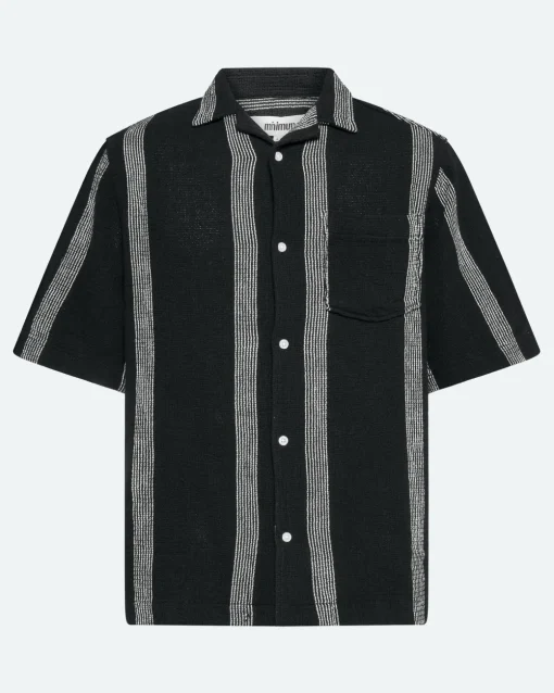 Minimum Shirts | Hayden relaxed short sleeved shirt 4219 - Sky Captain SkyCaptain