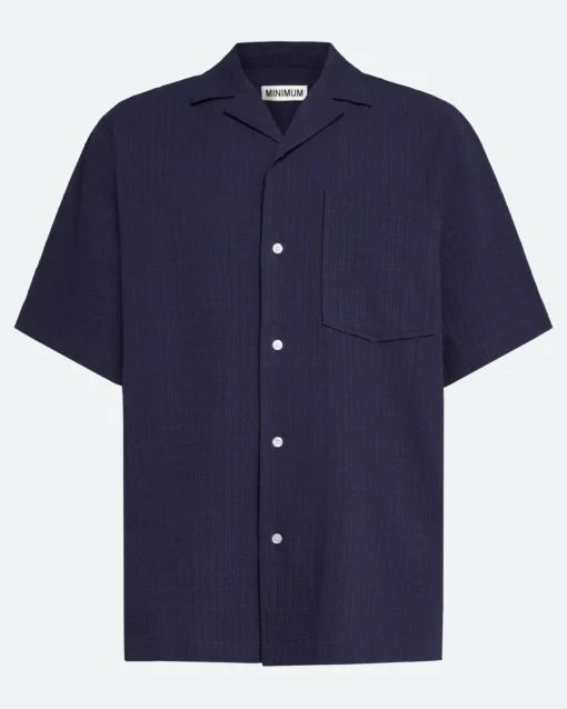 Minimum Shirts | Hayden relaxed short sleeved shirt 4216 - Sky Captain SkyCaptain