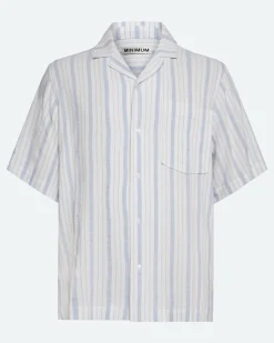 Minimum Shirts | Hayden relaxed short sleeved shirt 4218 - Angel Falls AngelFalls