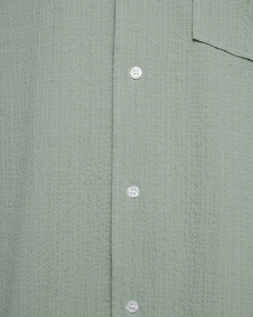 Minimum Shirts | Hayden relaxed short sleeved shirt 4216 - Iceberg Green IcebergGreen