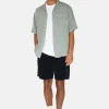 Minimum Shirts | Hayden short sleeved linen shirt 4115 - Gray Mist GrayMist