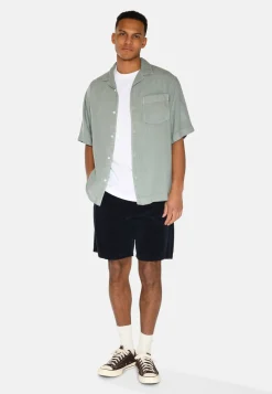 Minimum Shirts | Hayden short sleeved linen shirt 4115 - Gray Mist GrayMist