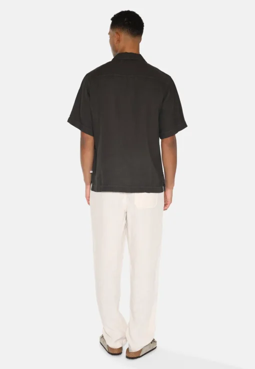 Minimum Shirts | Hayden short sleeved linen shirt 4115 - Black Ink BlackInk