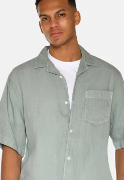 Minimum Shirts | Hayden short sleeved linen shirt 4115 - Gray Mist GrayMist