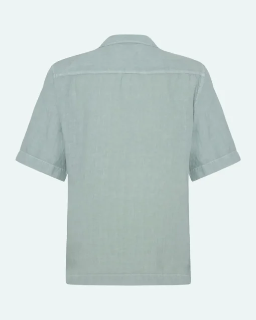 Minimum Shirts | Hayden short sleeved linen shirt 4115 - Gray Mist GrayMist