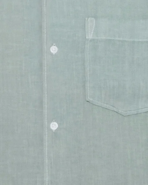 Minimum Shirts | Hayden short sleeved linen shirt 4115 - Gray Mist GrayMist