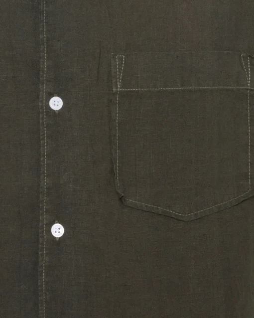 Minimum Shirts | Hayden short sleeved linen shirt 4115 - Black Ink BlackInk