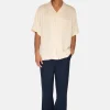 Minimum Shirts | Hayden short sleeved shirt 4223 - Brown Rice BrownRice