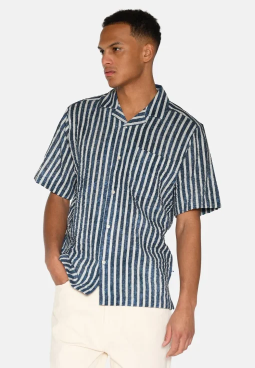 Minimum Shirts | Hayden short sleeved shirt 4144 - Sky Captain SkyCaptain