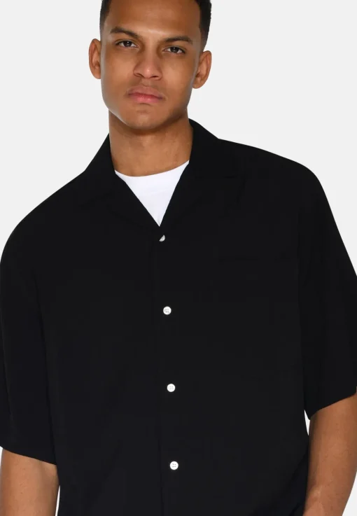 Minimum Shirts | Hayden short sleeved shirt 4116 - Black