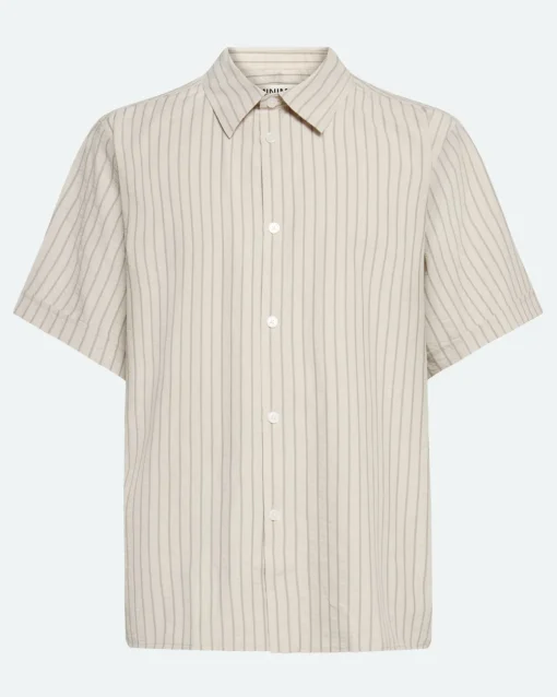 Minimum Shirts | Jerry short sleeved shirt 4231 - White Pepper WhitePepper