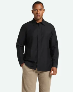 Minimum Shirts | Kader relaxed long sleeved shirt 3961 - Black