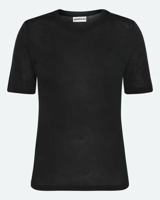 Minimum T-Shirts | Leia short sleeved t-shirt 4158 - Black Ink BlackInk