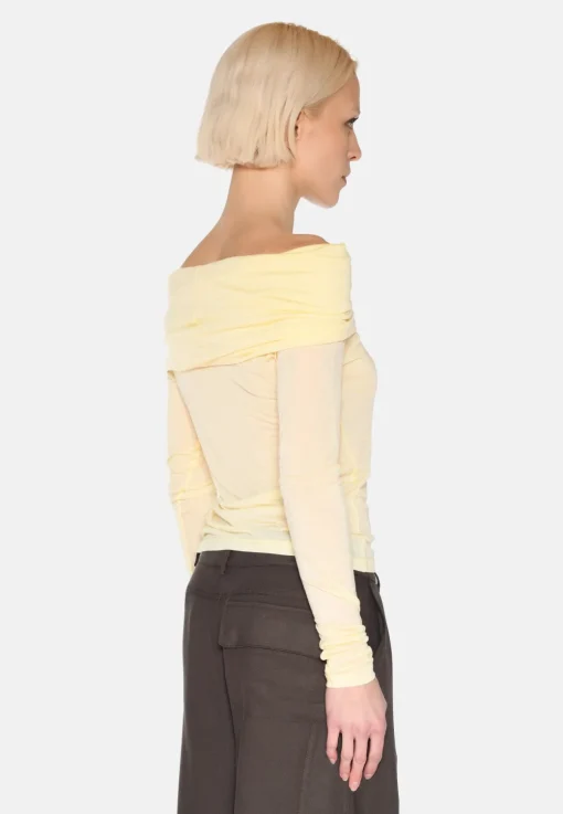Minimum Blouses | Lena off shoulder t-shirt 4158 - Flan