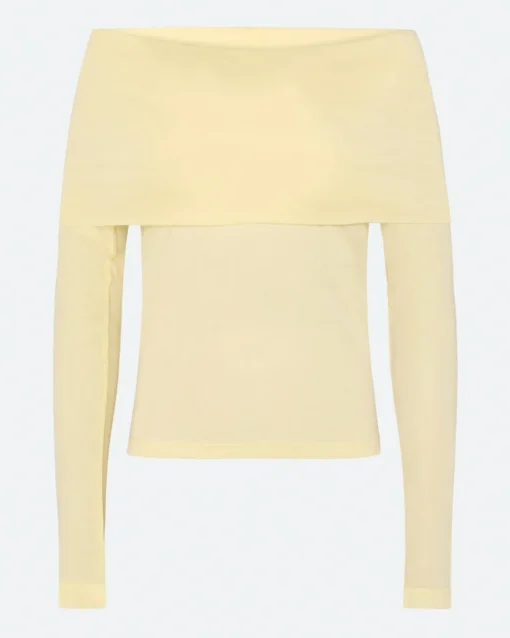 Minimum Blouses | Lena off shoulder t-shirt 4158 - Flan