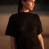 Minimum Knits | Lily crochet t-shirt 4119 - Black