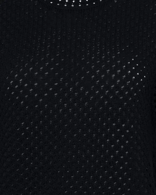 Minimum Knits | Lily crochet t-shirt 4119 - Black