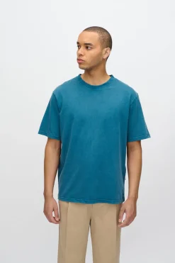 Minimum T-Shirts | Lono short sleeved t-shirt 3412 - Blue Ashes BlueAshes