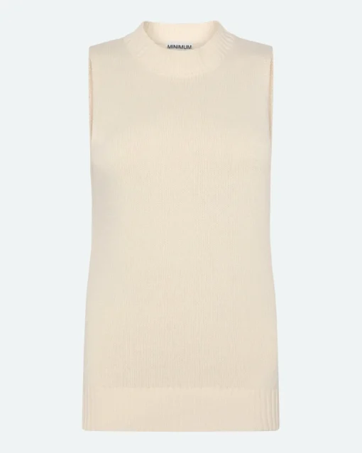Minimum Knits | Mai knit vest 4193 - Brown Rice BrownRice