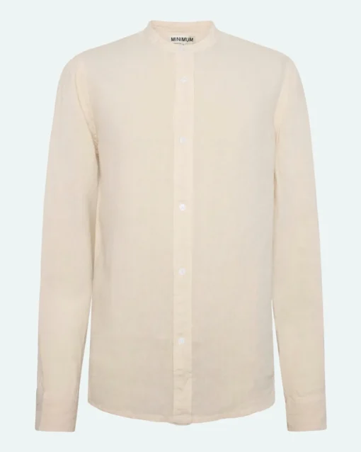 Minimum Shirts | Mando long sleeved linen shirt 4115 - Rainy Day RainyDay